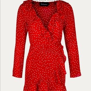 Realisation Par Alexandra Dress in Red Star Print
